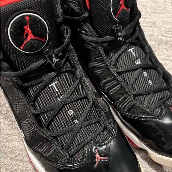 Air Jordan Black and Red Sneakers - Picture 4 of 6